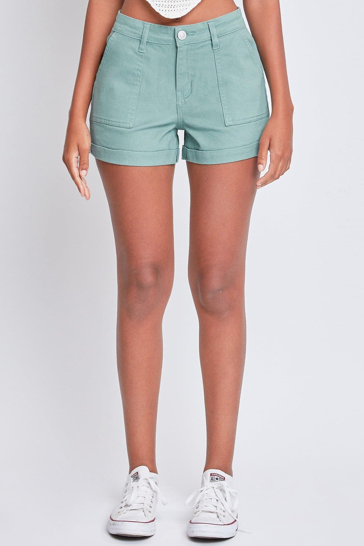 Women's Mid Rise Rolled Cuff Short