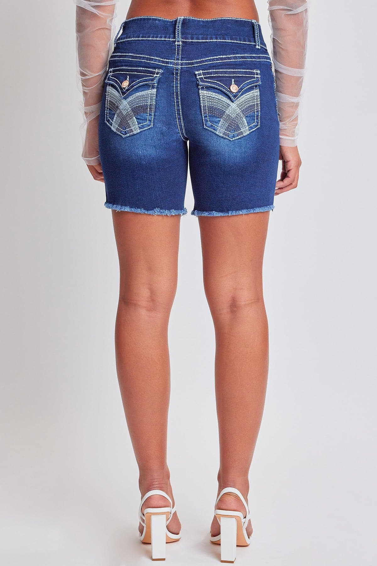 Women's Heavy Stitch 2 Button Long Shorts