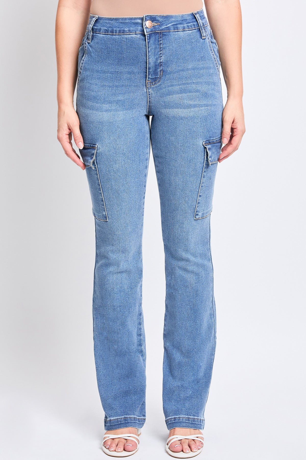 Women's High Rise Bootcut Cargo Jean