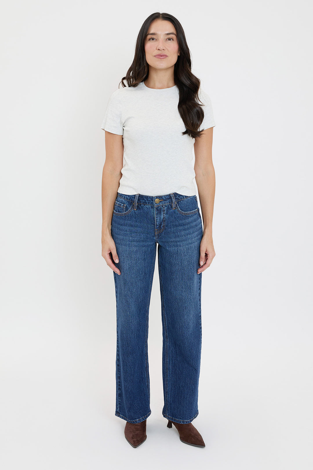Women's Luxe High Rise Wide Leg Jeans from ROYALTY – YMI JEANS