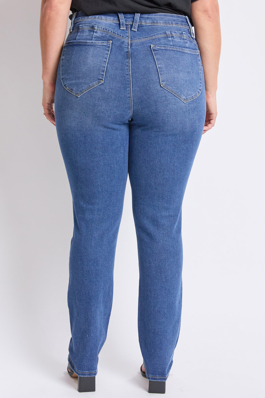 Women's Plus High Rise Curve Confidence Straight from ROYALTY