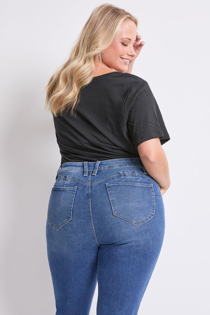 Women's Plus High Rise Curve Confidence Straight from ROYALTY