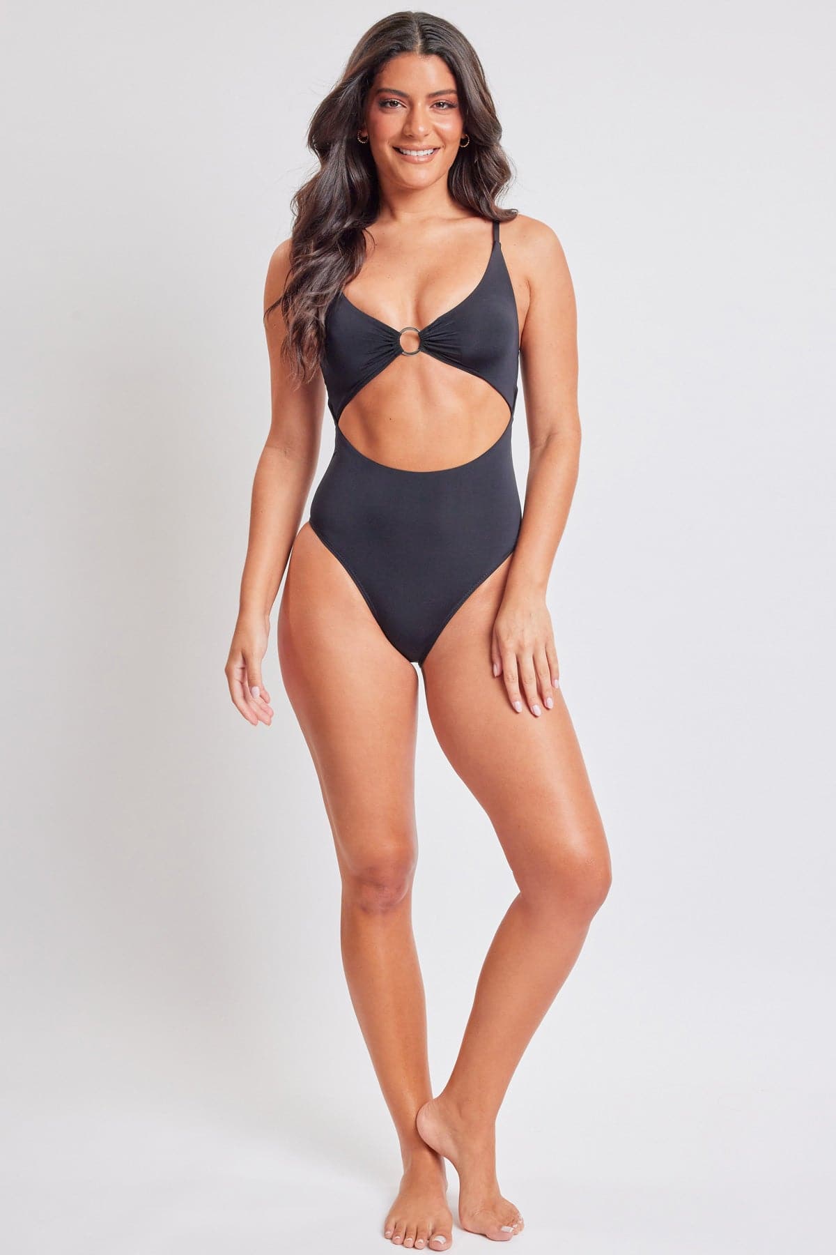 Nauti Girl Open Front One Piece Swimsuit