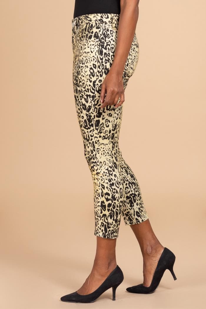 Royalty store For Me Women's Mid-Rise Animal Print Ankle Jean