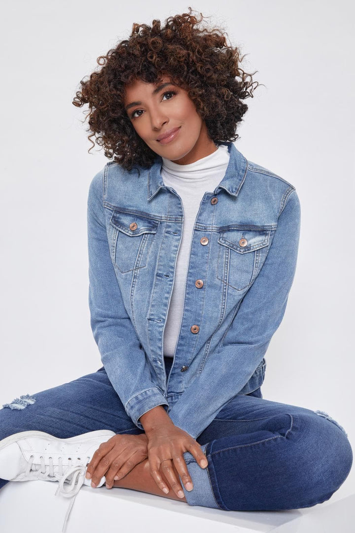 Women s Classic Denim Jacket from ROYALTY FOR ME YMI JEANS