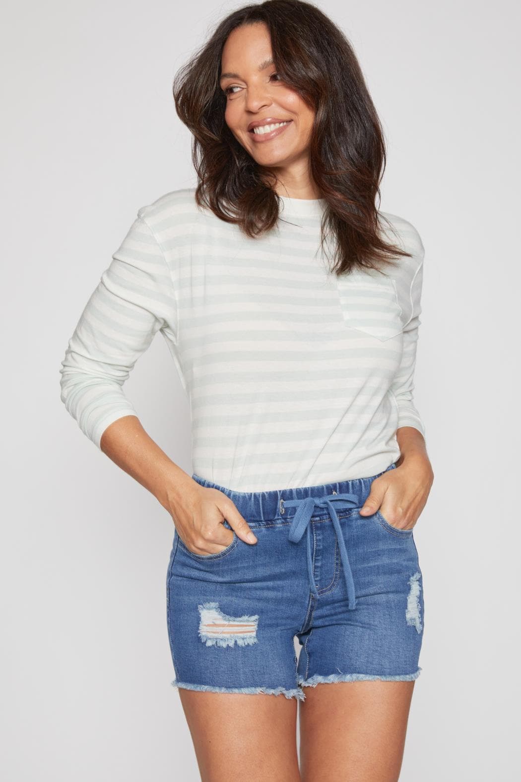 Royalty For Me Missy Petite Shorts YMI JEANS