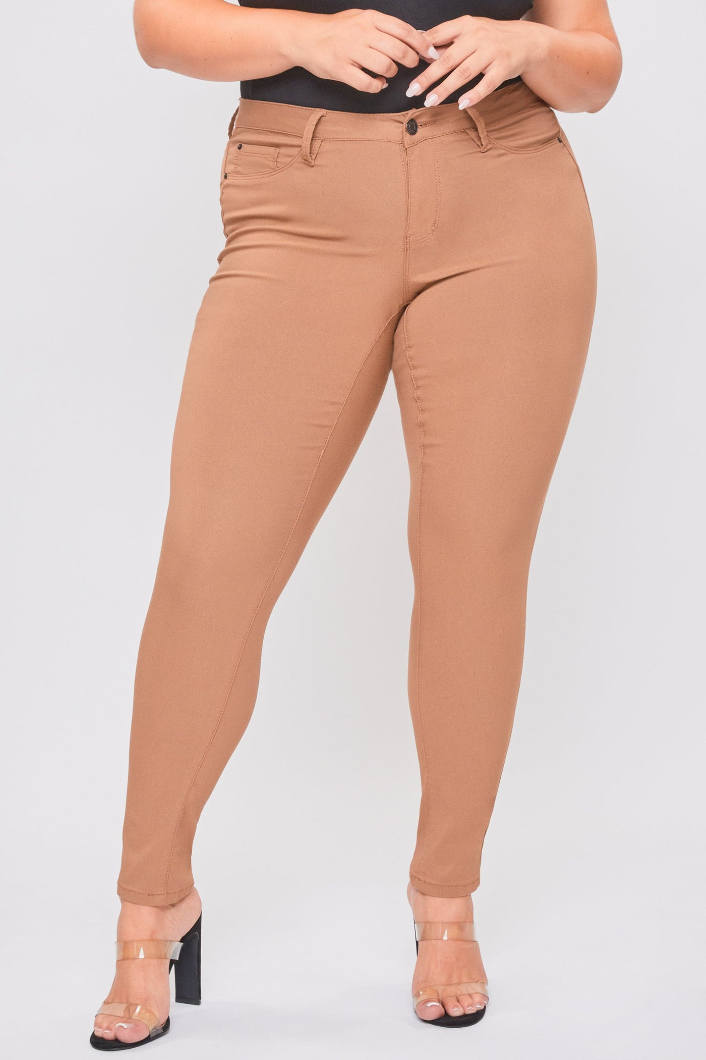 Women's Plus Size Hyperstretch Forever Color Skinny Pants - Warm Tones