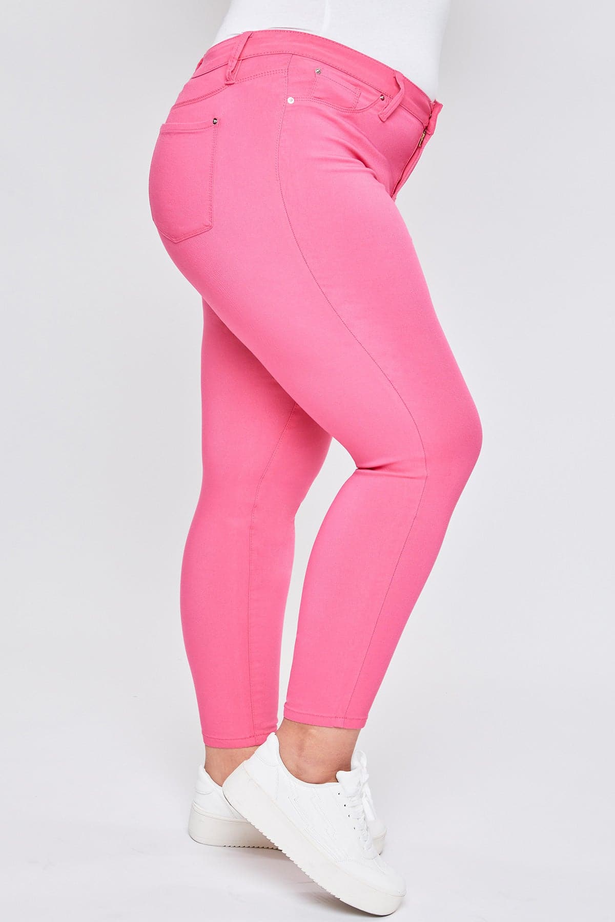 Plus Size Women's Hyperstretch  Forever Color Pants - Bright
