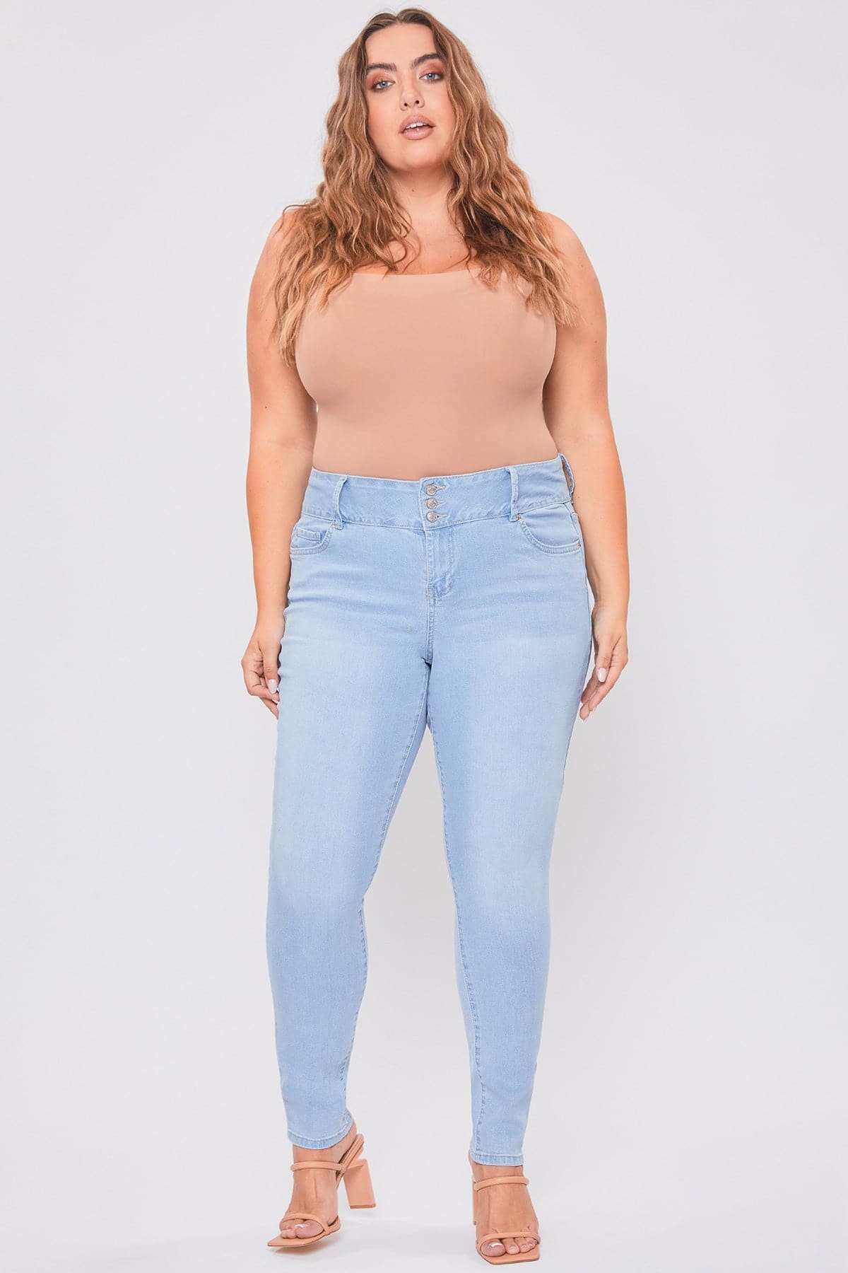 Women's Plus Size Sustainable Essential Skinny Jeans YMI – YMI JEANS