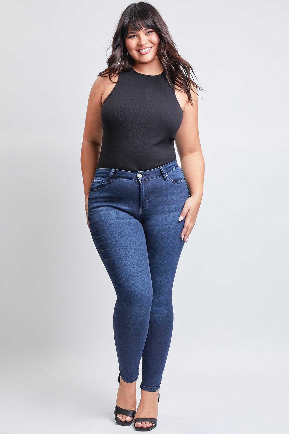 Plus Size Women's Essential HyperDenim Skinny Jeans