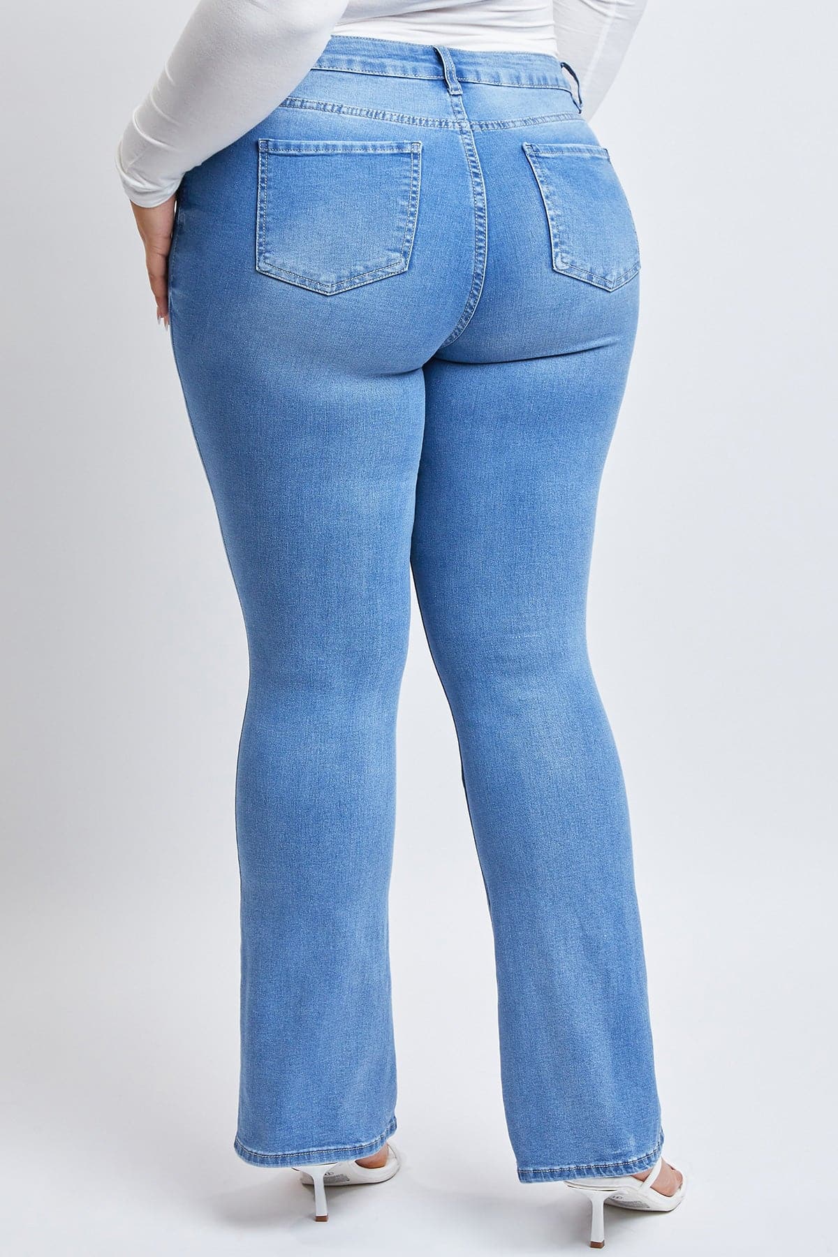 Plus Size Women's Flare Jeans