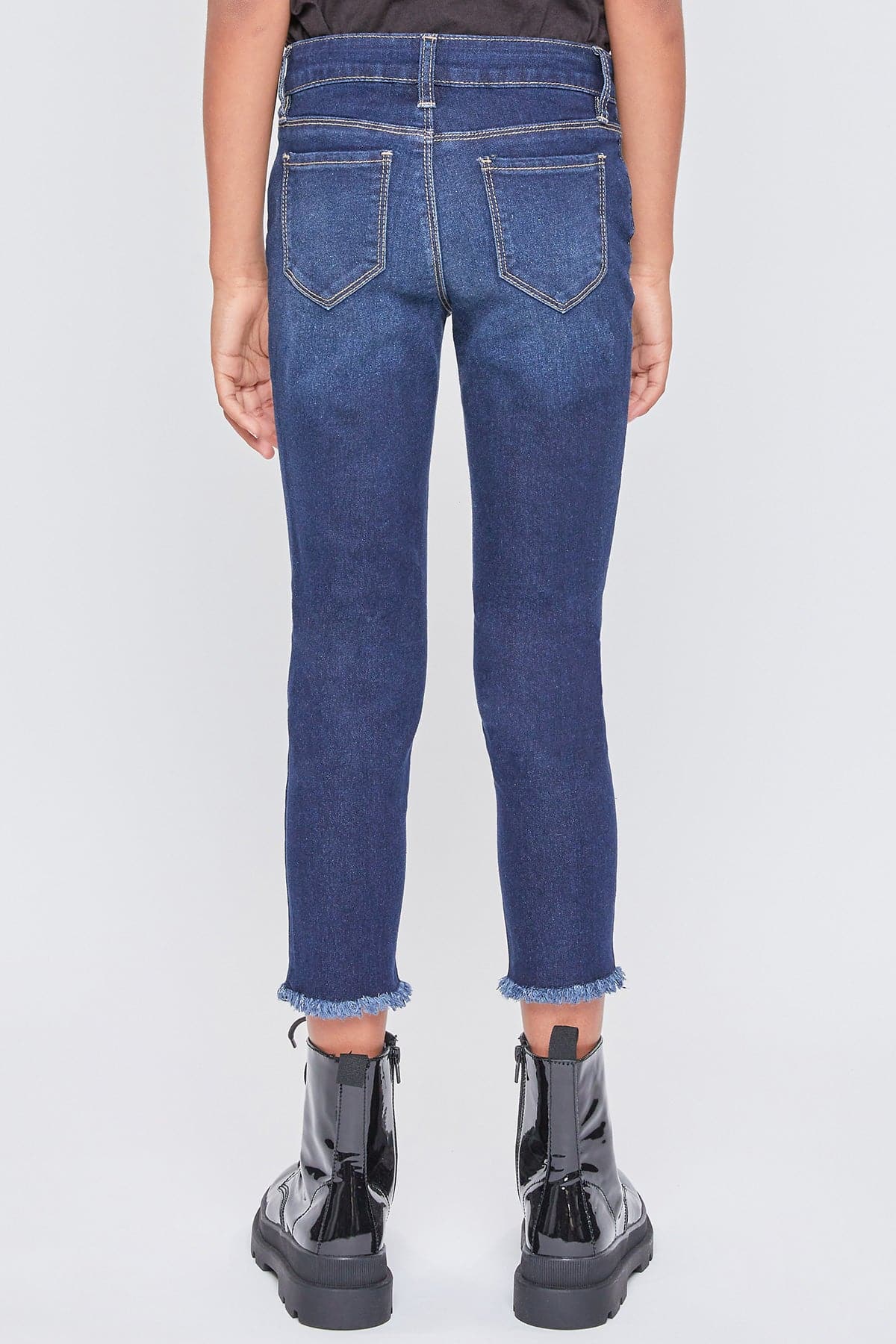 Girls Essential  Fray Hem Anklet Jeans