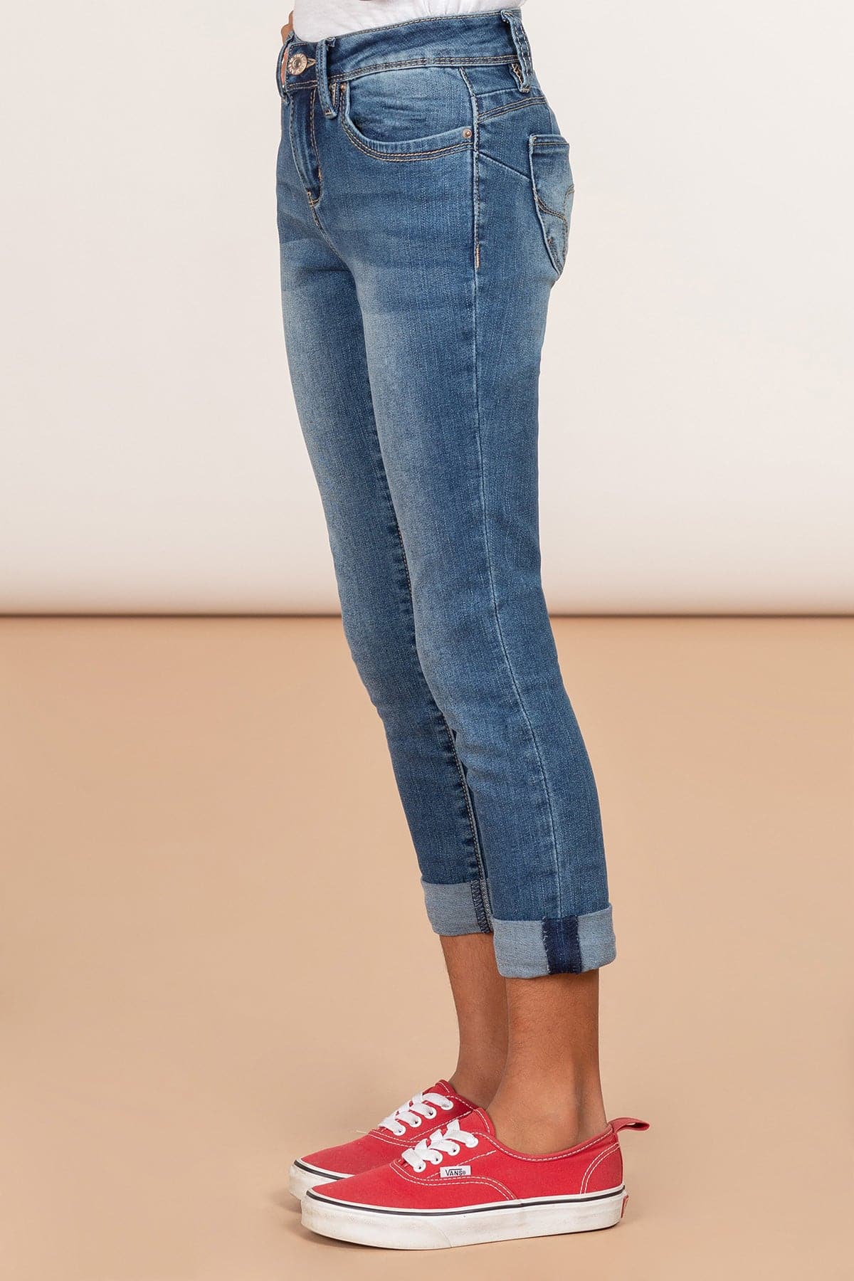 Cuffed WannaBettaFit – YMI JEANS Skinny from Jeans YMI Girls