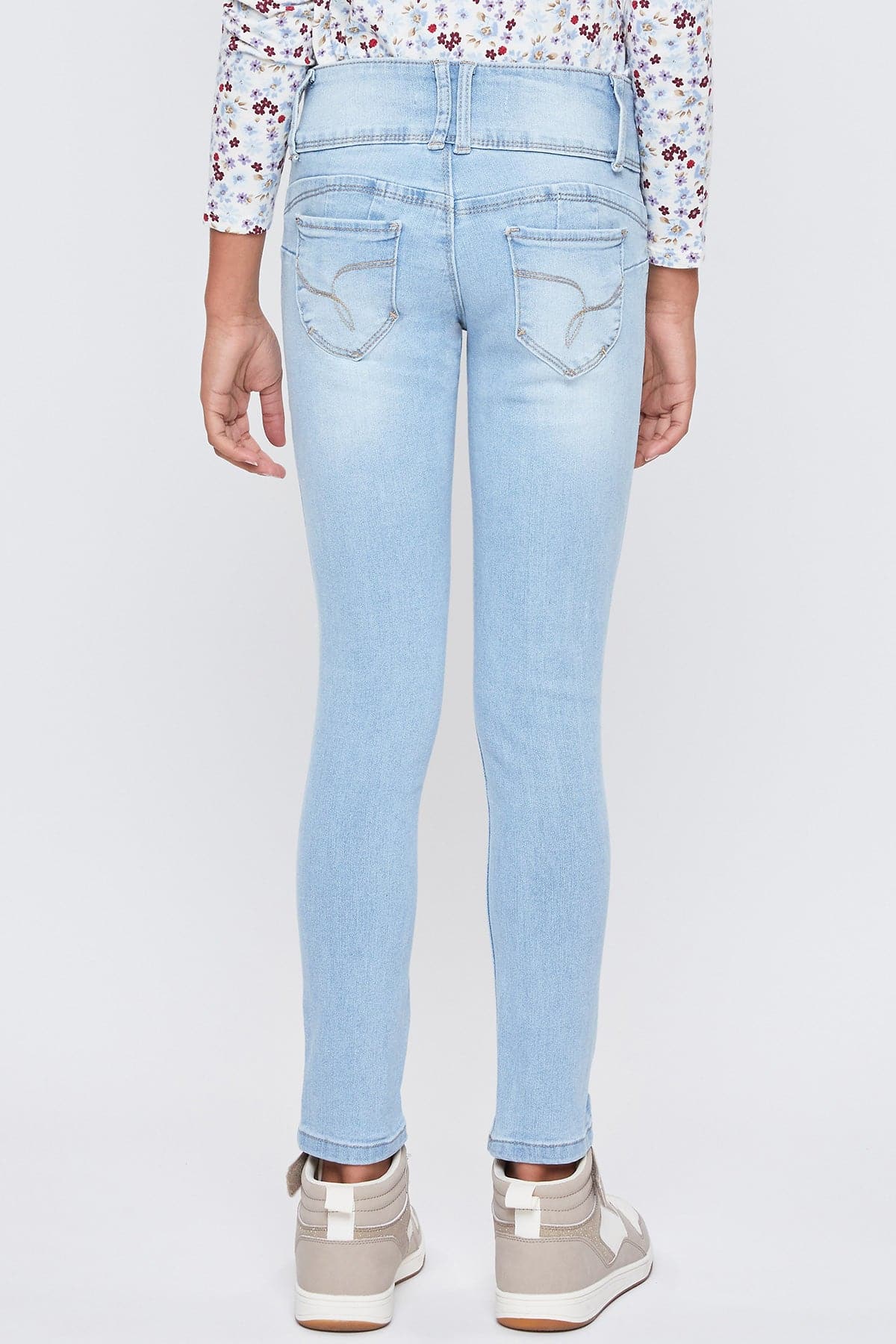 Girls Sustainable WannaBettaFit 3-Button Skinny Jeans