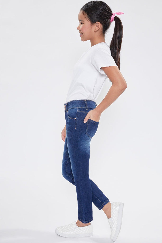 Girls 2 Button Cuffed Skinny Jeans from YMI GIRLS – YMI JEANS