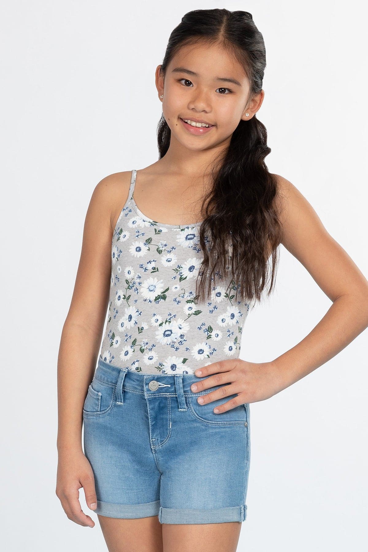 Girls Shorts With Rolled Up Cuff Gs39950