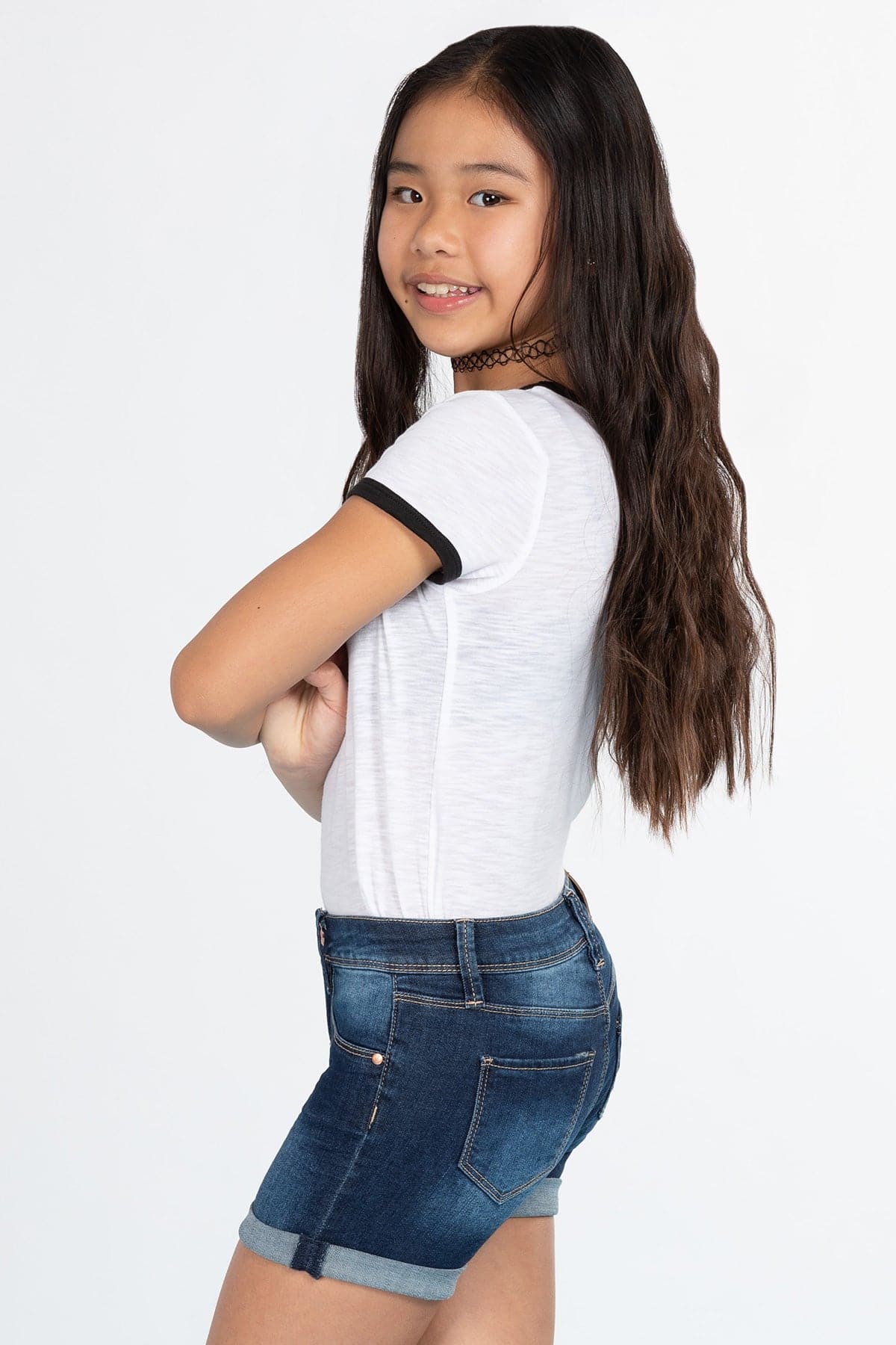 Girls Shorts With Rolled Up Cuff from YMI GIRLS – YMI JEANS