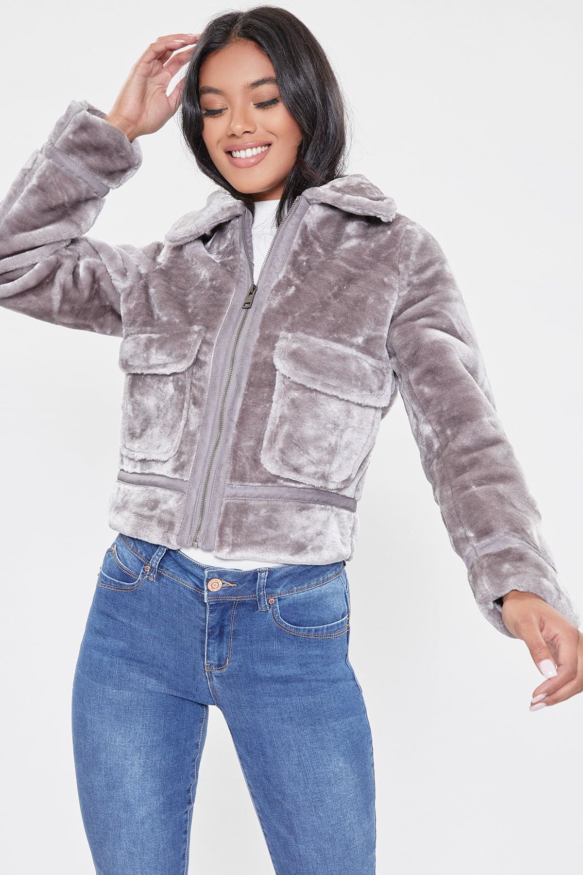 Faux Fur Jacket from YMI