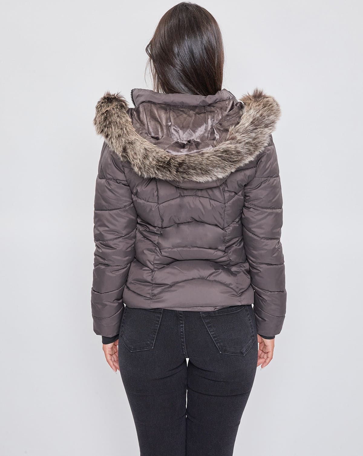 Hvyesh Women Puffer Jacket 2024 Winter Thicken Zipper Puffer Coat Warm Faux  Fur Jackets Insulated Windproof Snow Parka Comfy Padded Jacket