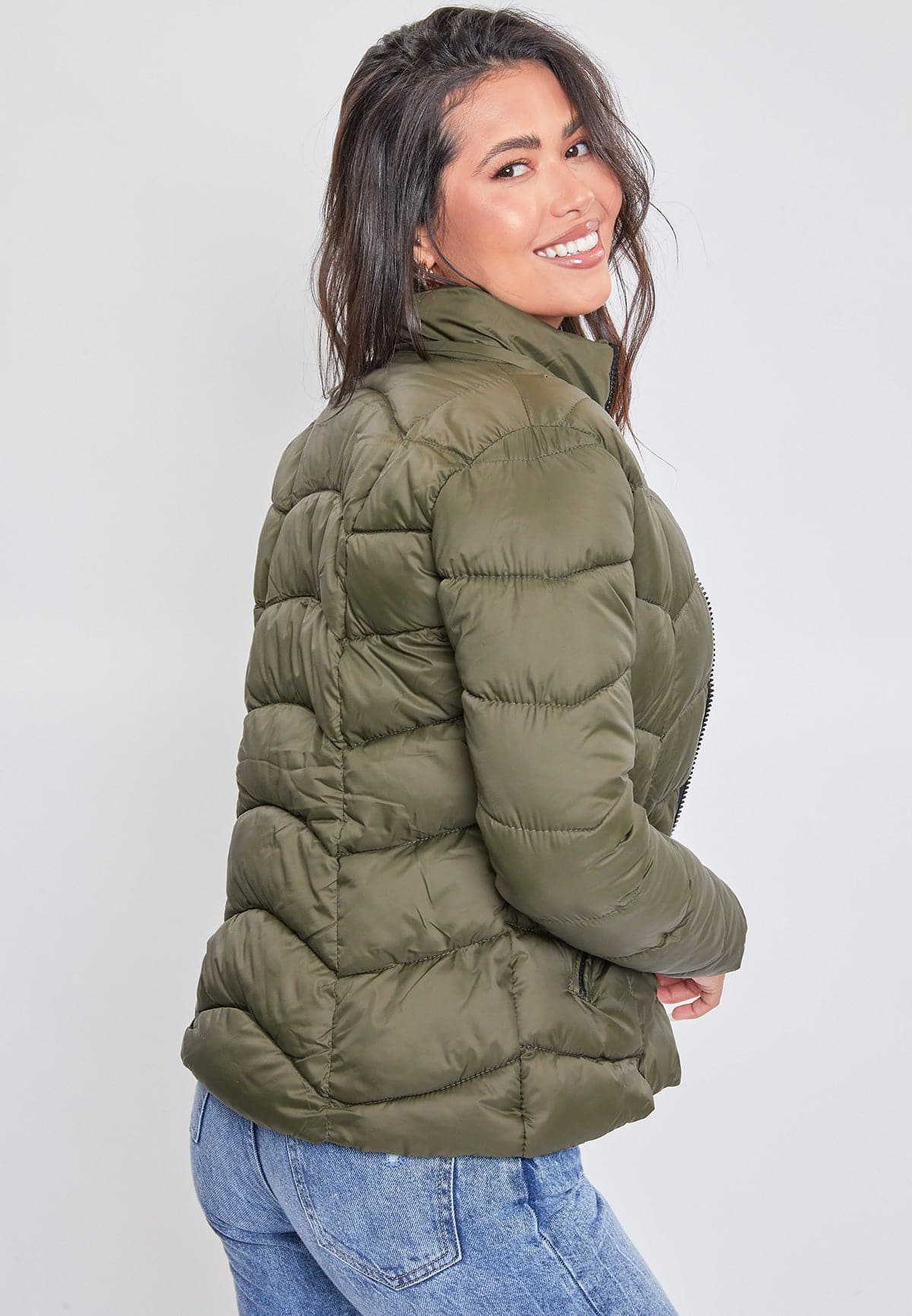 YHIWU Winter Jacket for Women Hooded Women Winter Down Puffer Jacket Women  Warm Lightweight Packable Quilted Puffer Coat