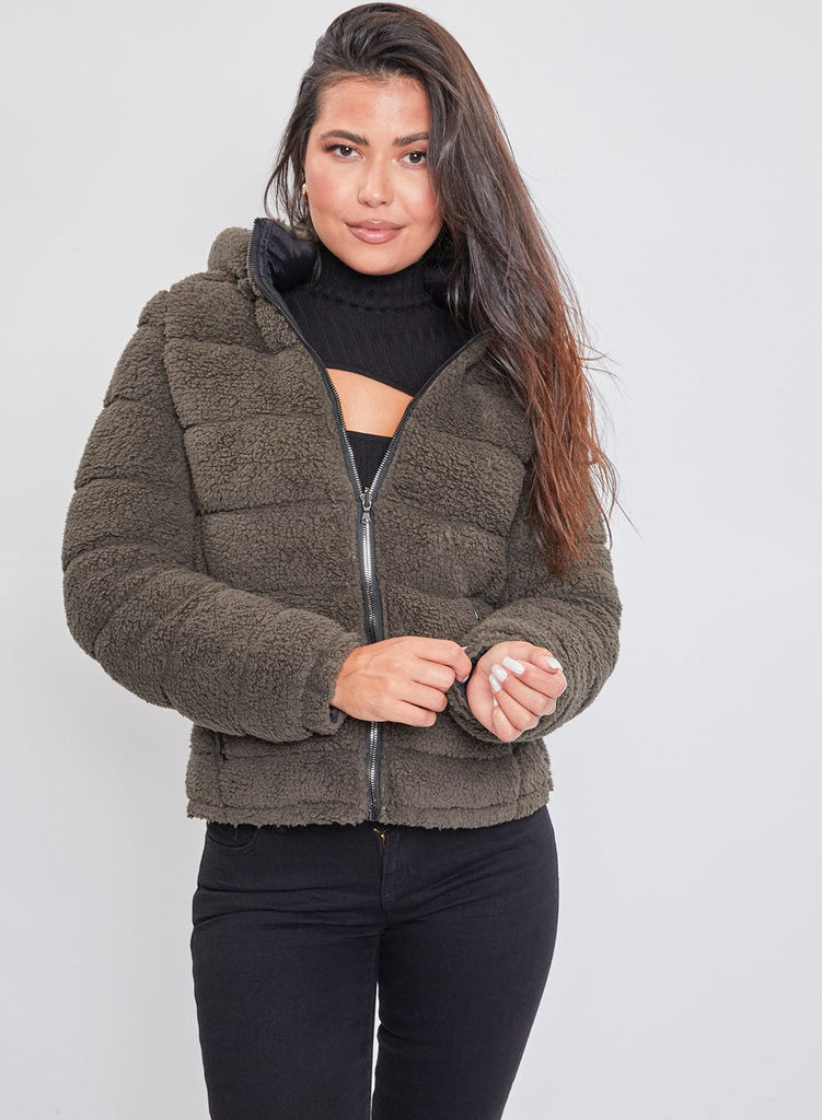 Women's Winter Poodle Fur Reversible Jacket from YMI – YMI JEANS