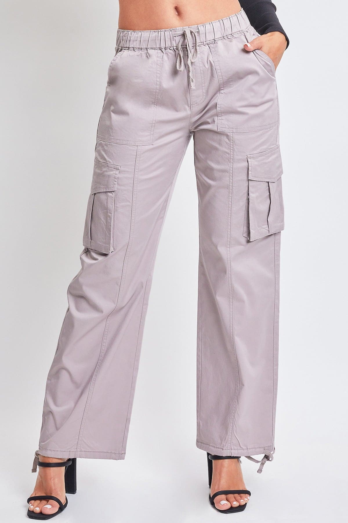 Women's Mid Rise Pull On Cargo Pants