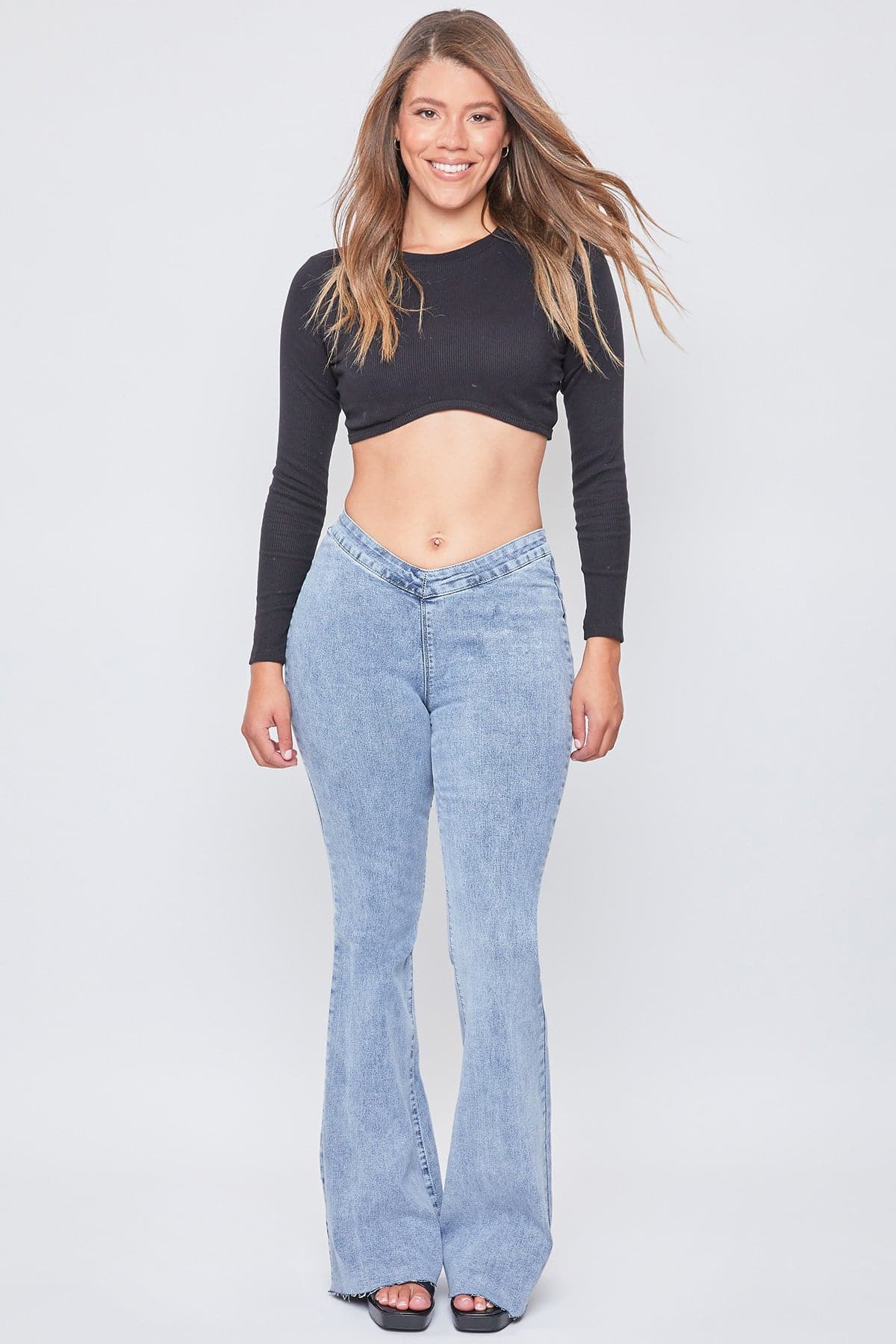 Women’s  V-Front Pull On Flare-Sale