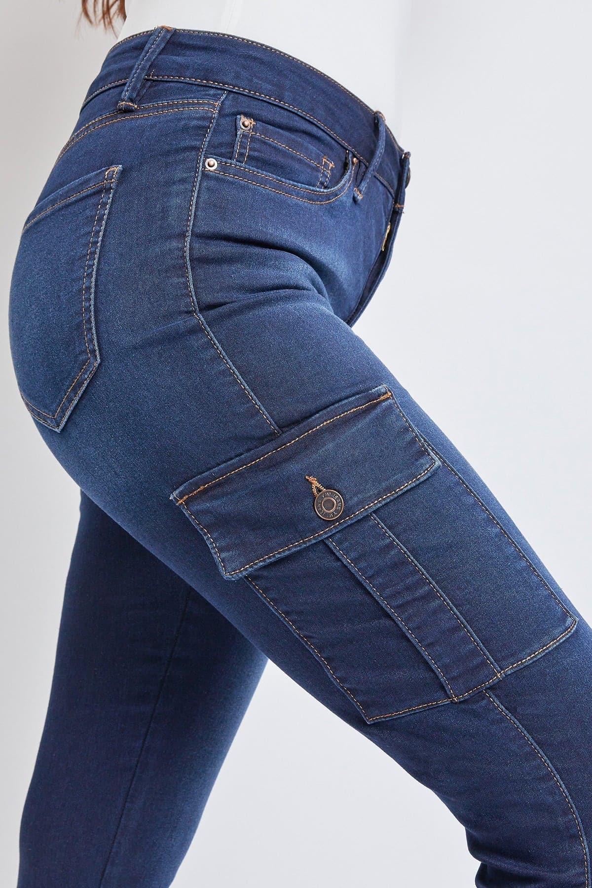 Women's Hyperdenim Skinny Cargo Jeans-Sale