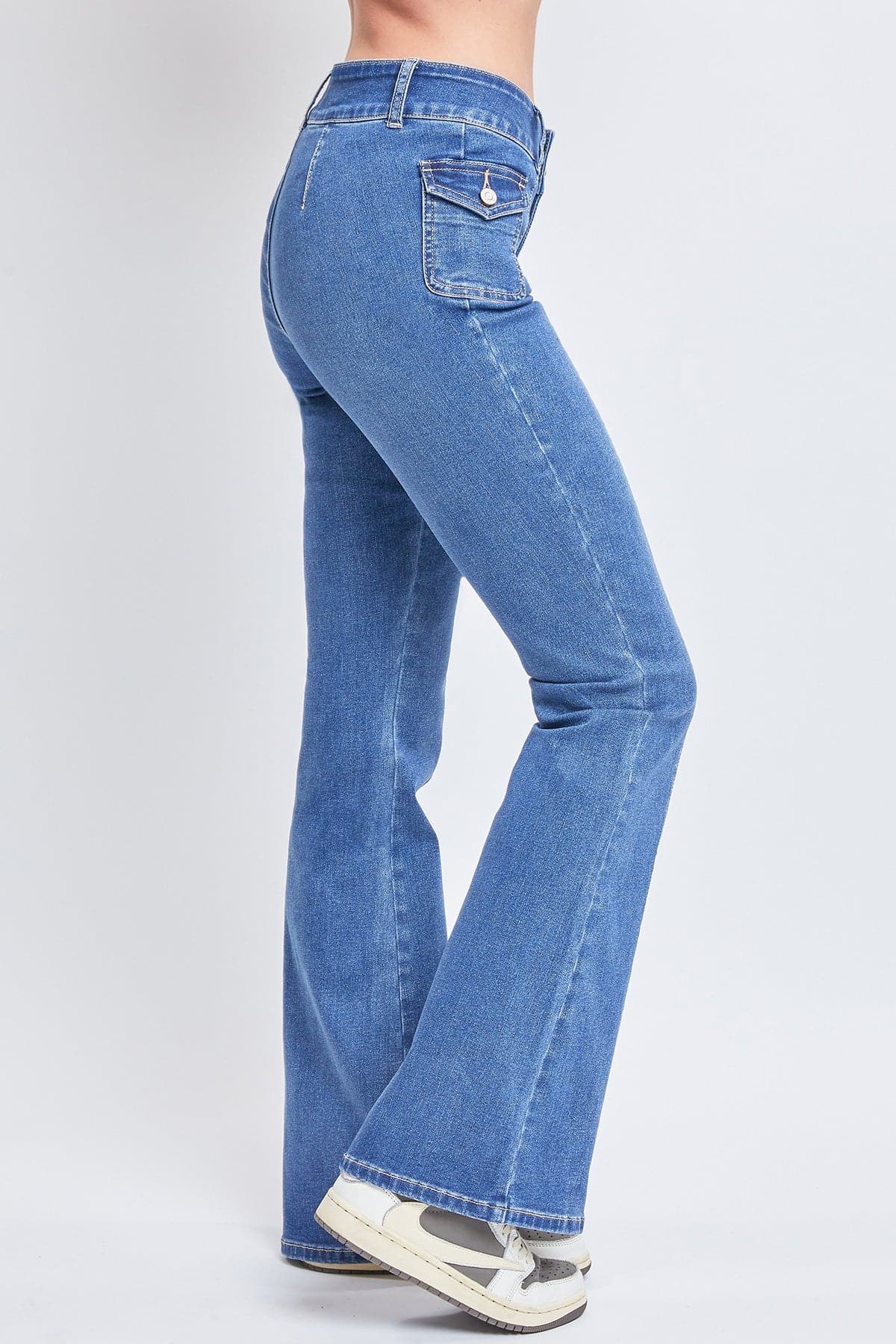 Women's  Cargo Flare Jeans