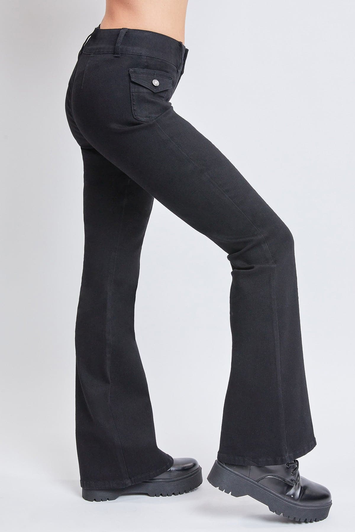 Women's Cargo Flare Jeans