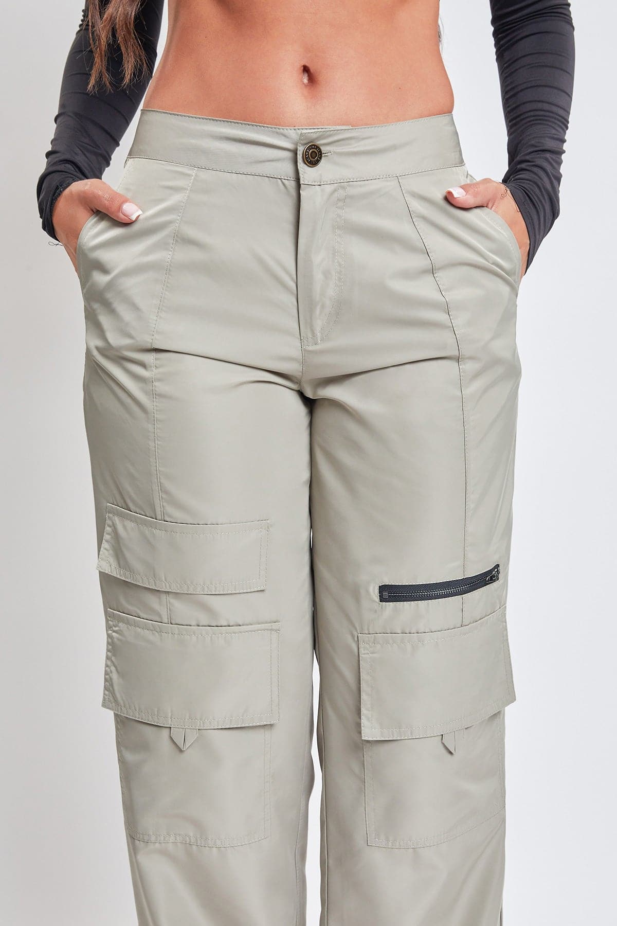 Women's  Nylon Cargo Pants