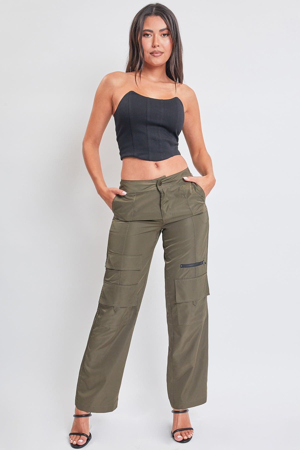 Women's  Nylon Cargo Pants-Sale
