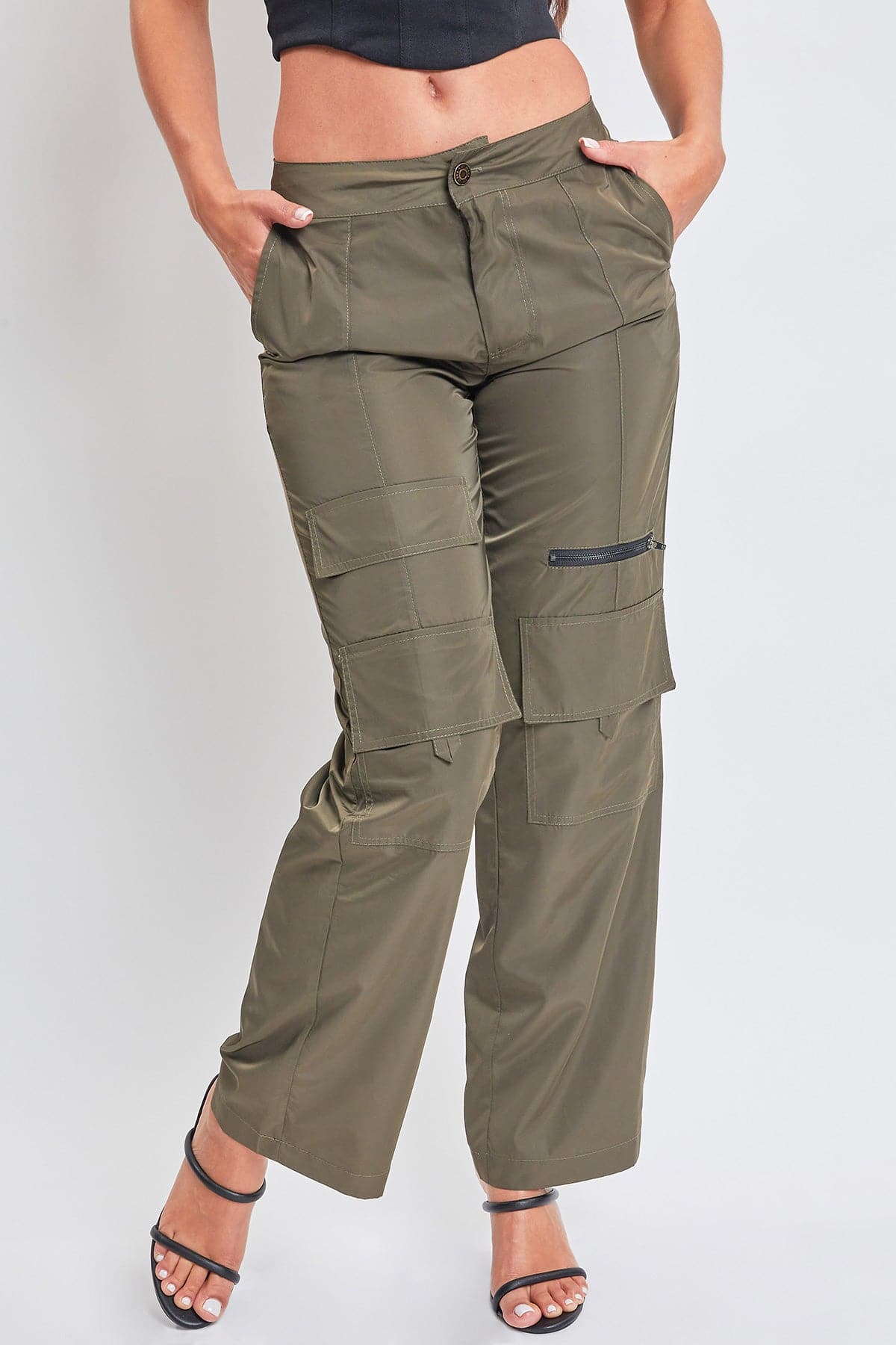 Women's  Nylon Cargo Pants