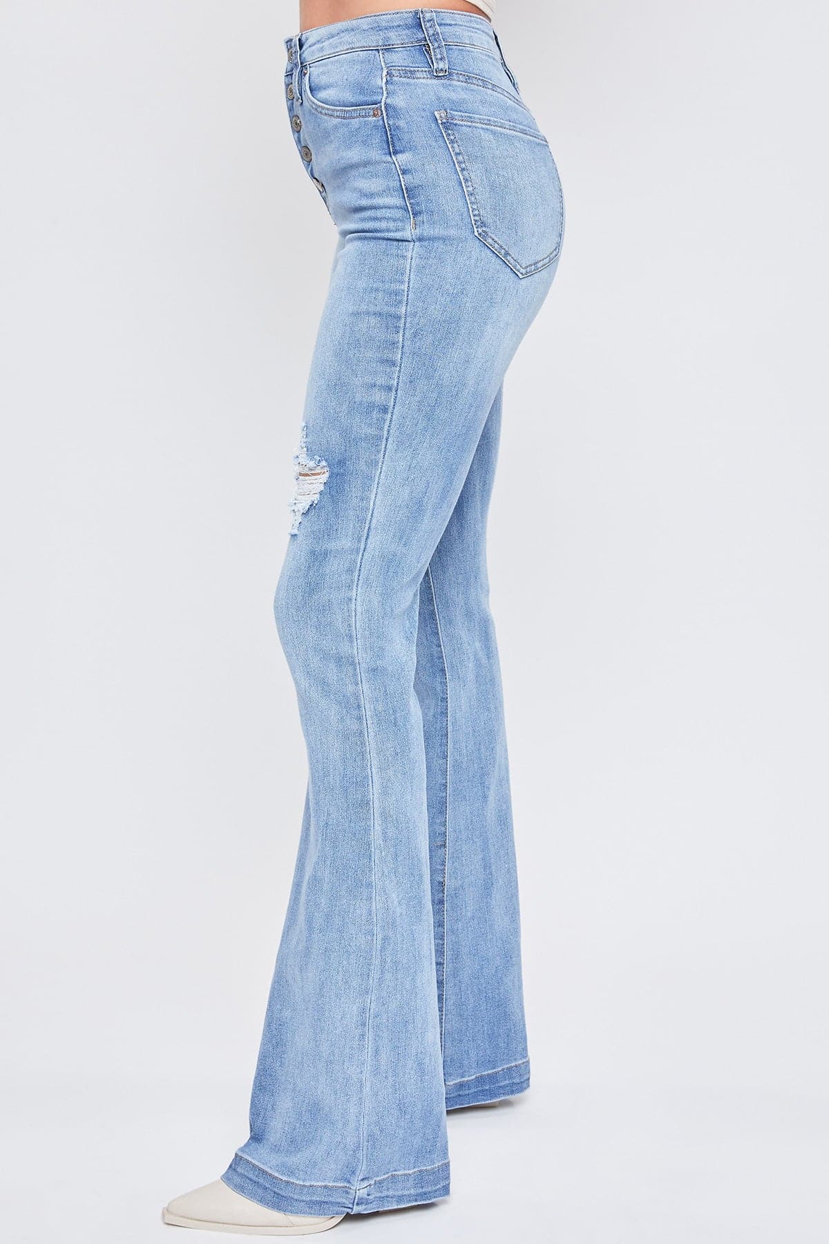 Women's Sustainable Button Fly Flare Jeans