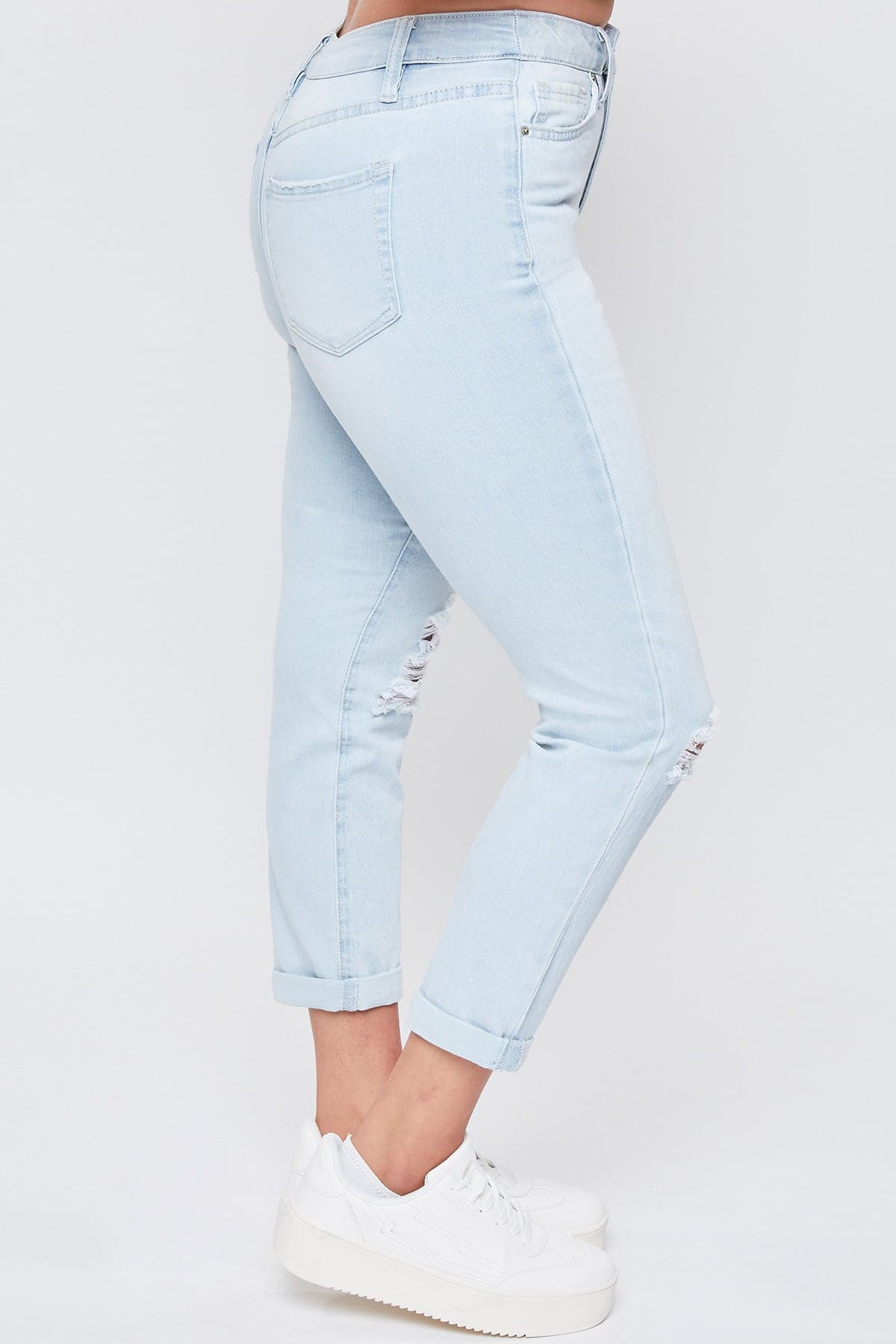 Women’s Hybrid Dream Mom Fit Ankle Jeans-Sale