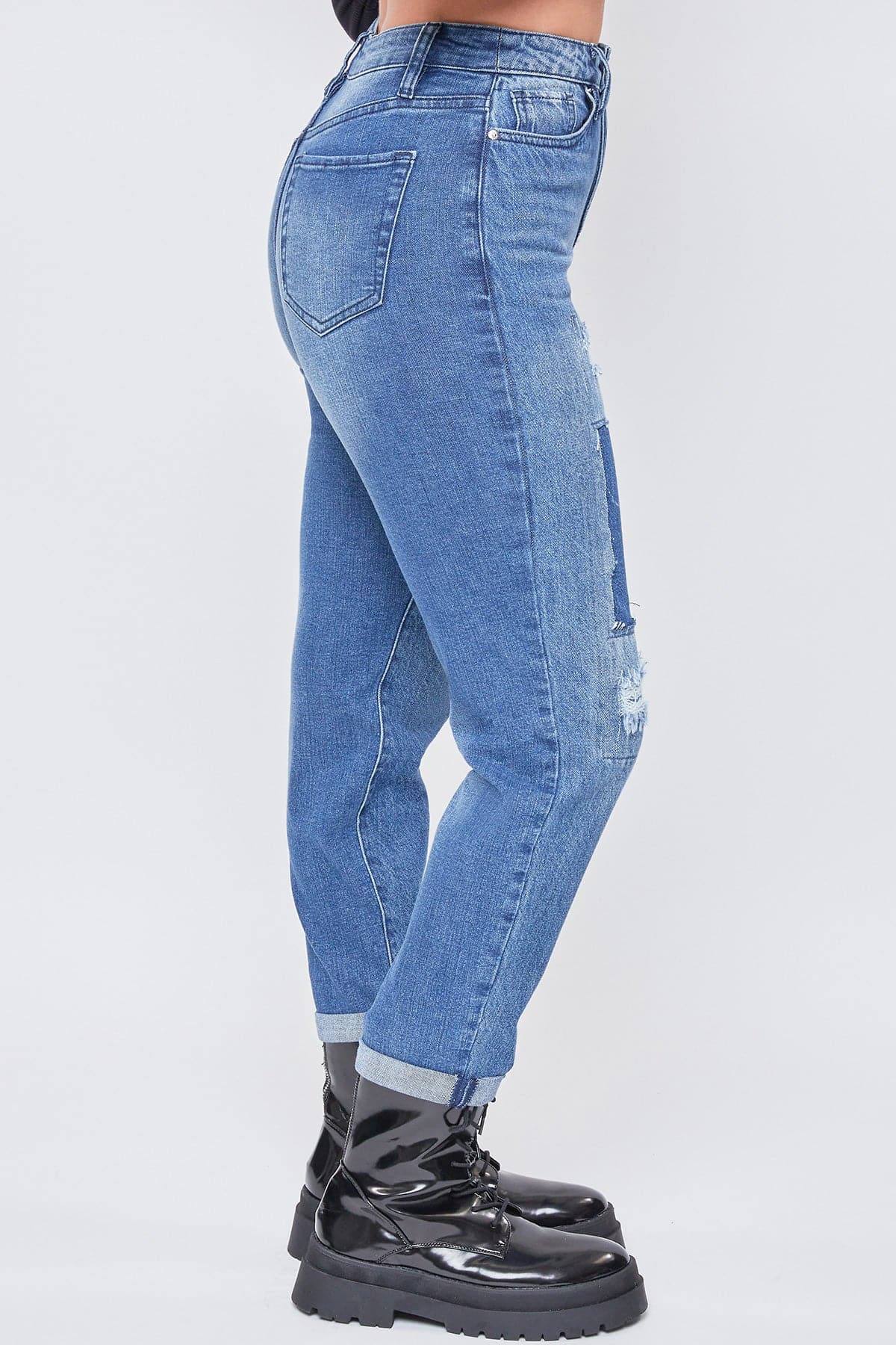 Women's Dream  Straight Patchwork Jeans-Sale