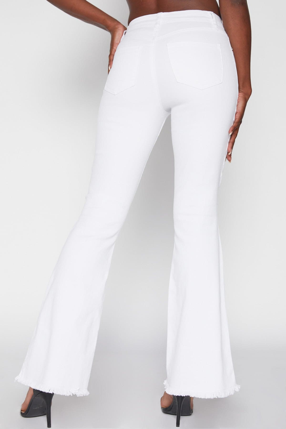 Rise Super Flare Jeans - Regular Inseam from YMI YMI JEANS