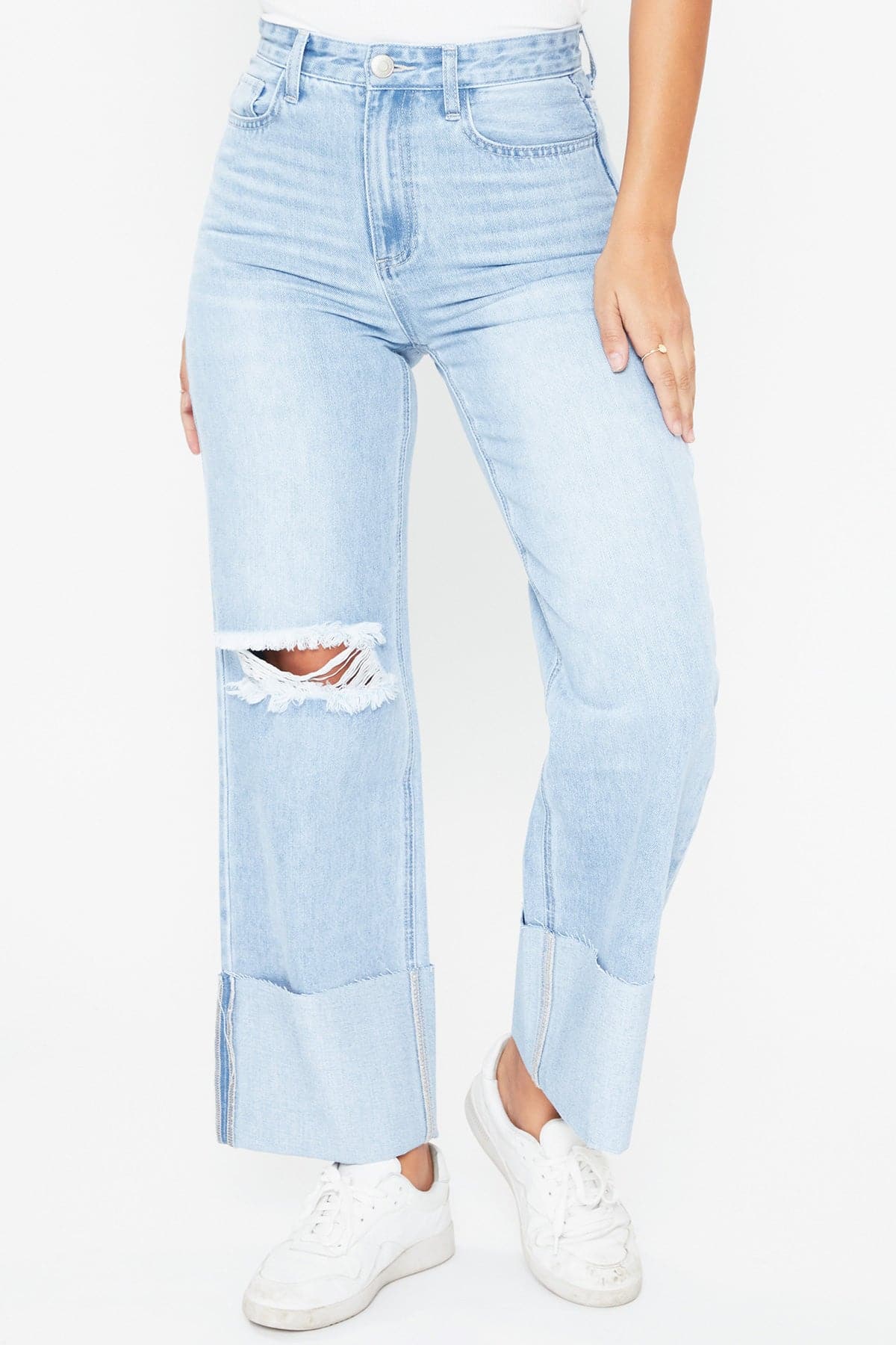 Women's Dixie Wide Leg Jeans-Sale