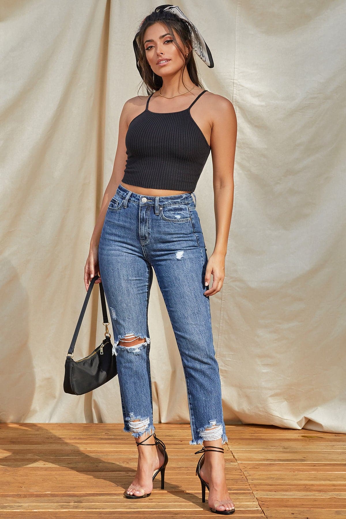 Women's Dream Frayed Slim Straight Jeans from YMI – YMI JEANS