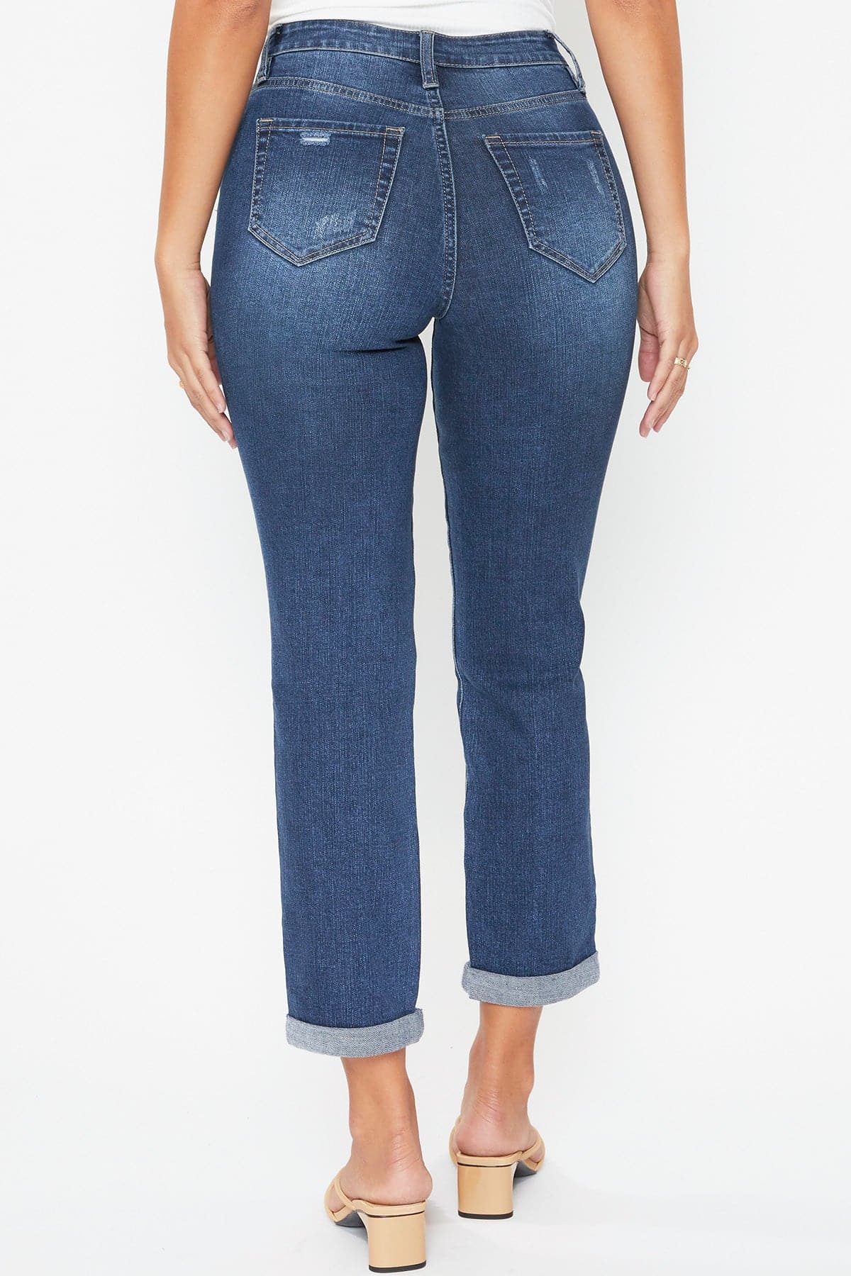 Women's Hybrid Dream  Mom Fit Ankle Jeans-Sale